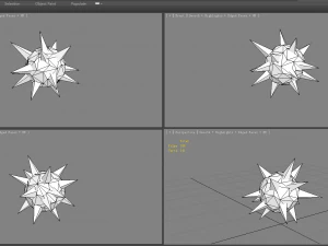 cartoon nail ball - rivet 3D Model