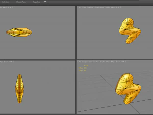 cartoon lightning icon 3D Model