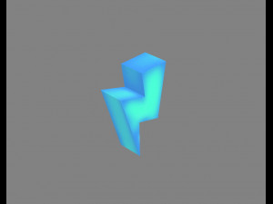 cartoon lightning icon - weather icons in symbols 3Dモデル