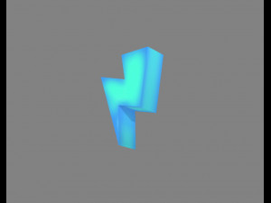 cartoon lightning icon - weather icons in symbols 3Dモデル
