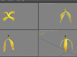a banana peel 3D Model