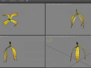 a banana peel 3D Model