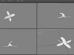 cartoon banana peel - tilt 3D Model