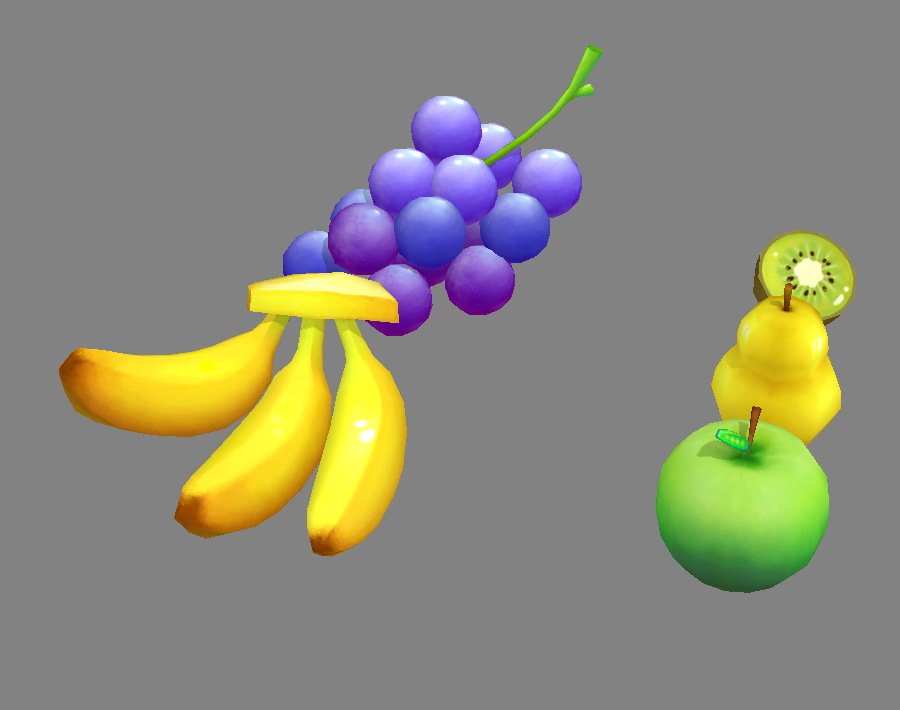 cartoon banana peel - tilt Low-poly 3D Model