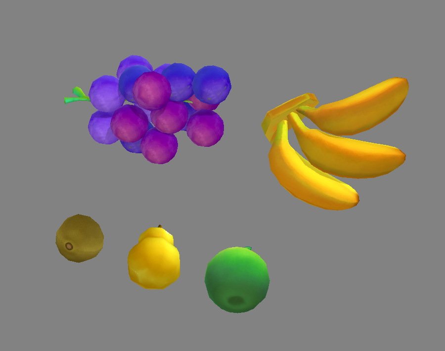 cartoon banana peel - upright 3D Model in Fruit 3DExport