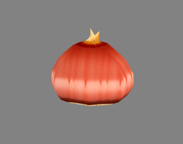 cartoon sprouted seeds - germinated eleocharis dulcis - chestnut 3D मॉडल .c4d .max .obj .3ds .fbx .stl .blend