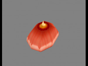 cartoon sprouted seeds - germinated eleocharis dulcis - chestnut 3D मॉडल