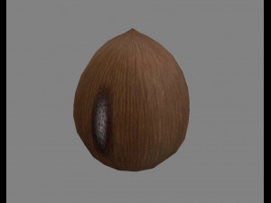 moldy fruits -coconut-banana-pomegranate-apples-pear-orange 3D 模型