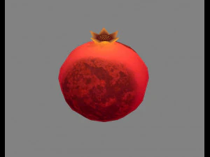 moldy fruits -coconut-banana-pomegranate-apples-pear-orange 3D Model
