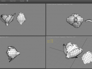 cartoon vegetable - lettuce and leaf - green salad 3D 模型