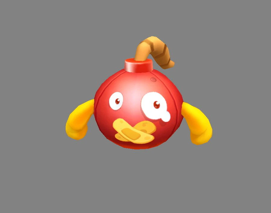 cartoon grenade bomb 3D Model .c4d .max .obj .3ds .fbx .stl .blend 