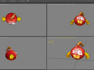 cartoon grenade bomb 3D Model
