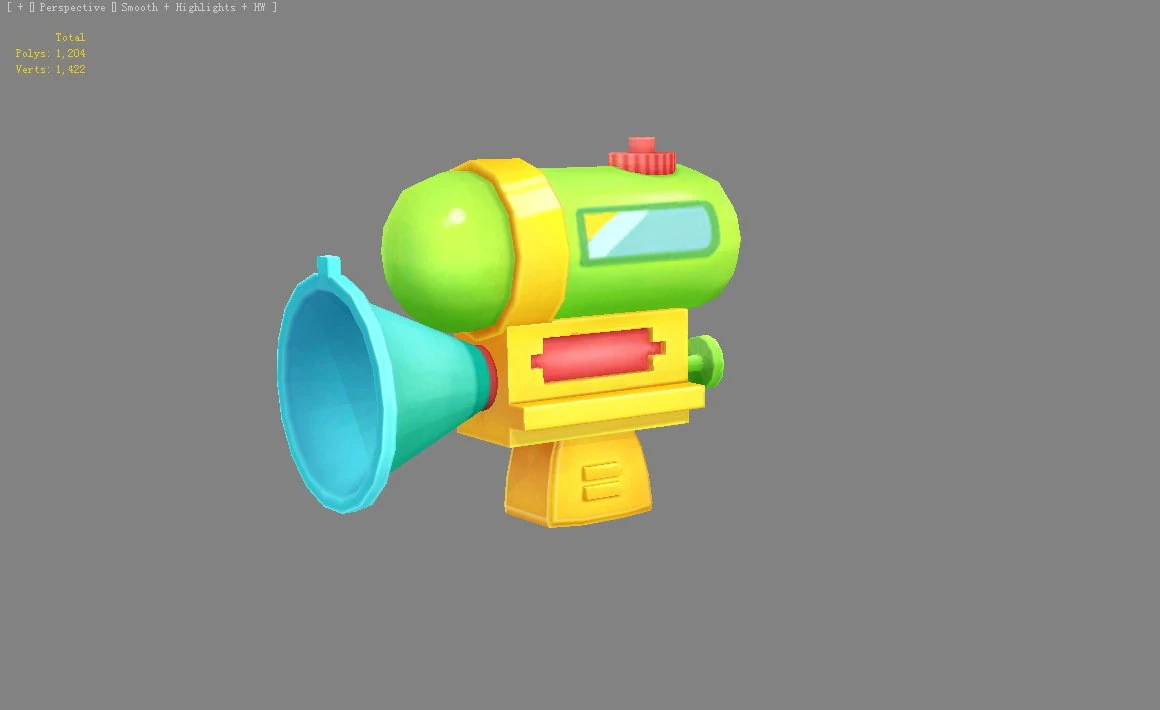 cartoon toy water 3D Model .c4d .max .obj .3ds .fbx .stl .blend 