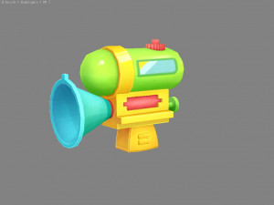 cartoon toy water 3D मॉडल