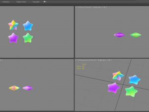 cartoon five-pointed star 3D Model
