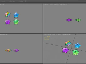 cartoon five-pointed star 3D Model