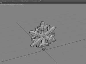 cartoon snowflake 3D 모델