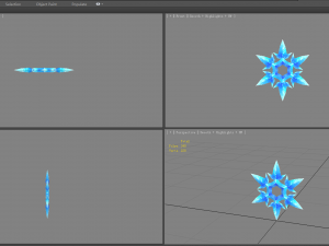 cartoon snowflake icon 3Dモデル