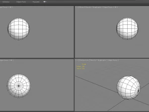 cartoon snowball 3D Model