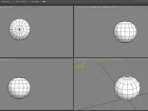 cartoon snowball 3D Model