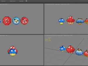 cartoon poisonous mushroom 3D Model