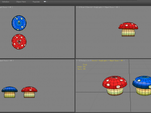 cartoon poisonous mushroom 3D Model