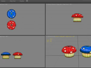 cartoon poisonous mushroom 3D Model