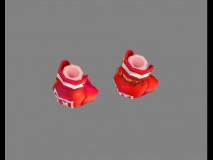cartoon boxing gloves Modelo 3D