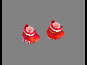 cartoon boxing gloves 3D Model
