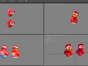 cartoon boxing gloves Modelo 3D