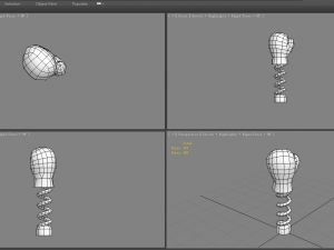 cartoon spring gloves - trick toy 3D Модель