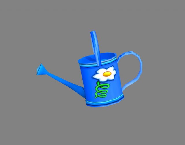 cartoon watering can - spray bottle 3Dモデル .c4d .max .obj .3ds .fbx .stl .blend 
