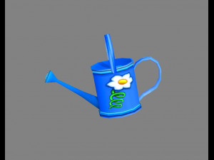 cartoon watering can - spray bottle Modèle 3D