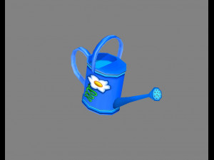 cartoon watering can - spray bottle 3Dモデル
