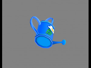 cartoon watering can - spray bottle 3Dモデル