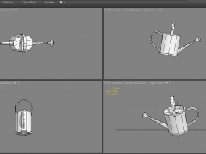cartoon watering can - spray bottle 3Dモデル