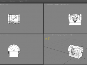 chinese dragon treasure box b - treasure chest 3D Model