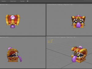 cartoon treasure chest monster 3D मॉडल