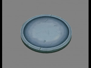 cartoon stone platform 3D Модель