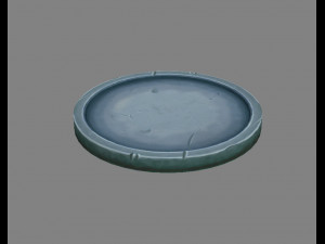 cartoon stone platform 3D मॉडल