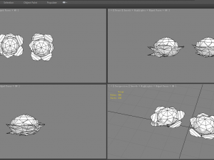 cartoon cauliflower -vegetables Modelo 3D