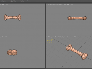 cartoon puppy bone toy 3D Model