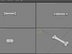 cartoon puppy bone toy 3D Model