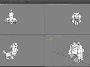 cartoon puppy - yellow female dog - pet dog Modèle 3D