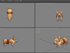 cartoon puppy - corgi - baby dog 3Dモデル