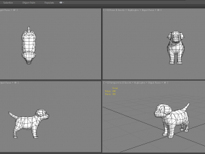cartoon puppy - brown dog 3D Модель