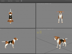 cartoon beagle - dog 3D Model