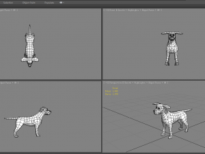 cartoon beagle - dog 3D Model