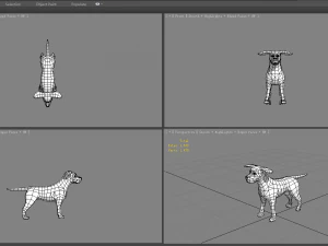 cartoon beagle - dog 3D Model