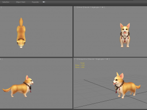 cartoon dachshund - yellow puppy dog 3D-Modell